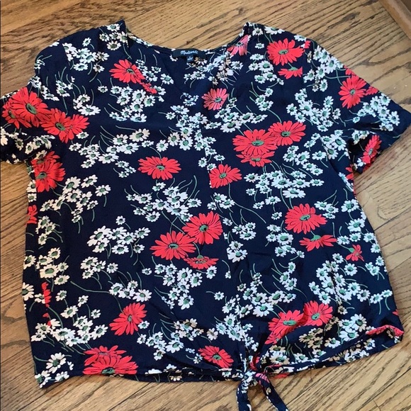 Madewell Tops - Madewell tie front shirt